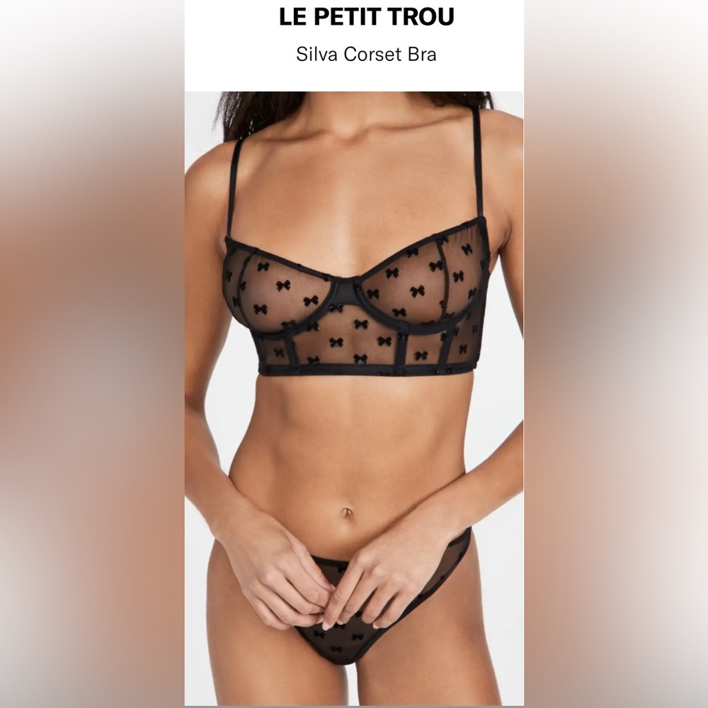 LE PETIT TROU Silva Corset‎ Bra great condition .
